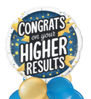 Higher Exam Results Congrats Balloon