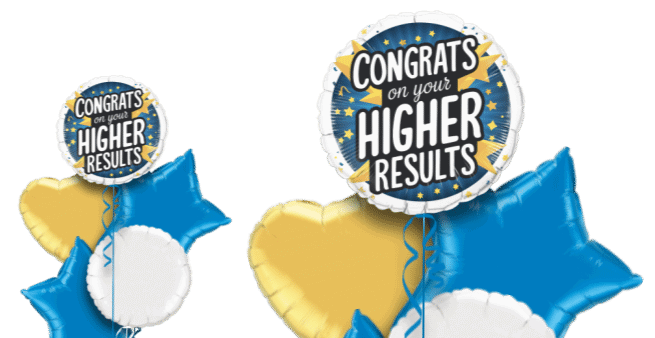 Higher Exam Results Congrats Balloon