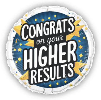 Higher Exam Results Congrats