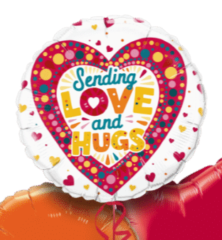 Sending Love and Hugs Balloon