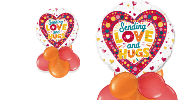 Sending Love and Hugs Balloon
