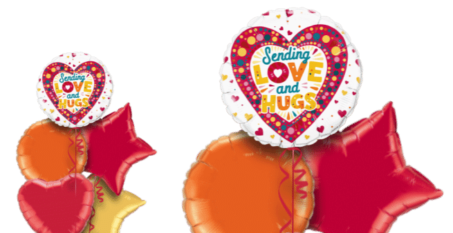 Sending Love and Hugs Balloon
