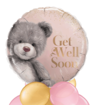 Get Well Soon Bear Balloon