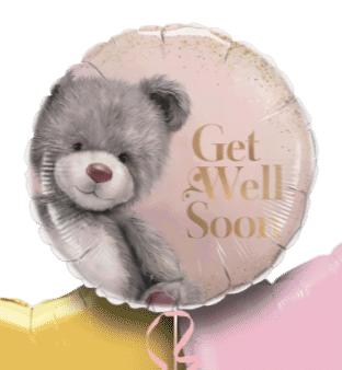 Get Well Soon Bear Balloon