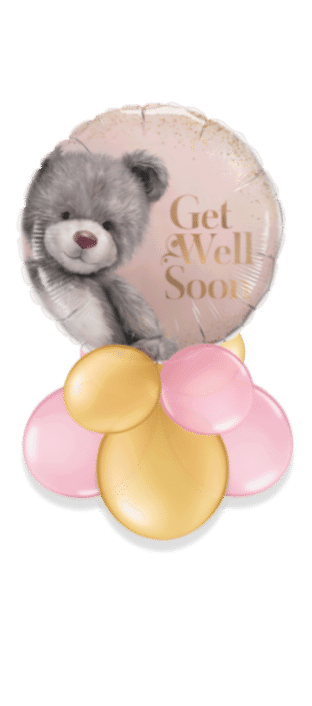 Get Well Soon Bear Balloon