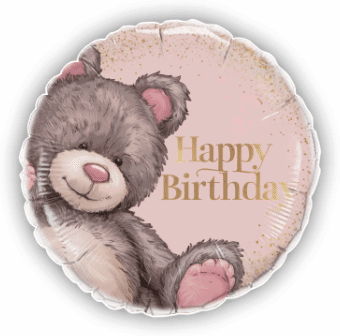 Birthday Pink Bear