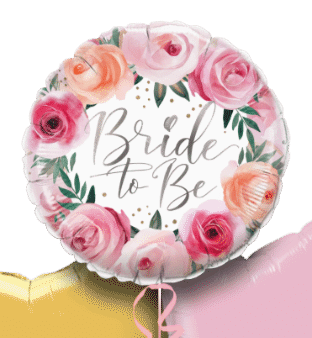 Bride To Be Floral Balloon