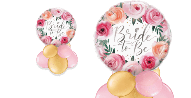 Bride To Be Floral Balloon