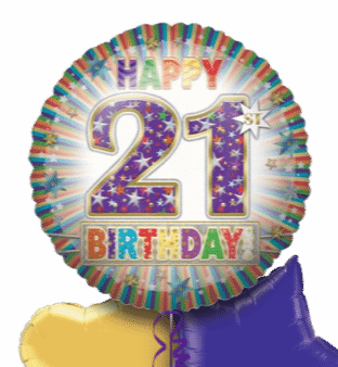 21st Birthday Jumbo Balloon