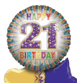 21st Birthday Jumbo Balloon