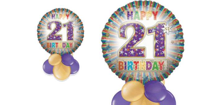 21st Birthday Jumbo Balloon