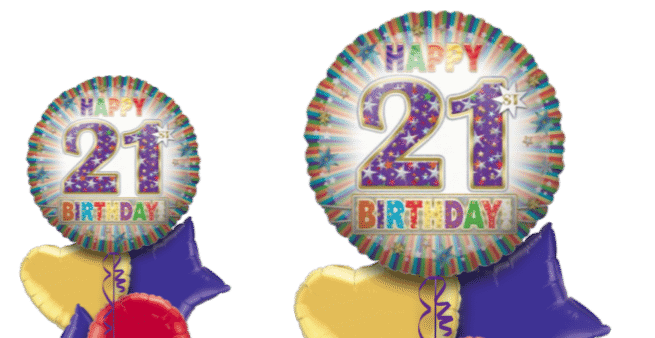 21st Birthday Jumbo Balloon
