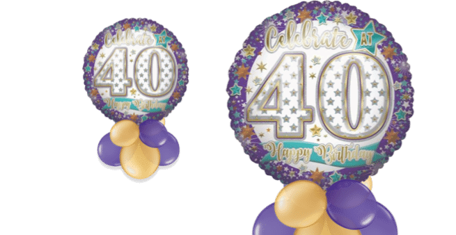 40th Birthday Jumbo Balloon