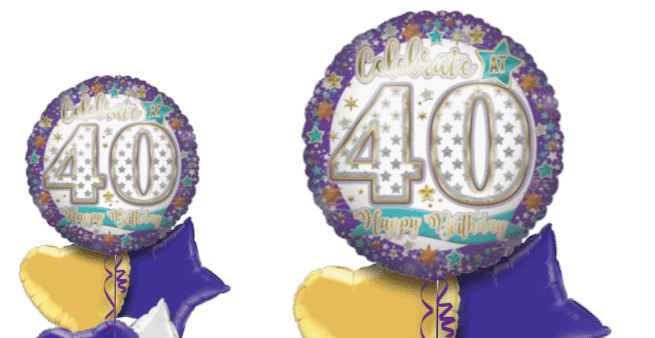 40th Birthday Jumbo Balloon