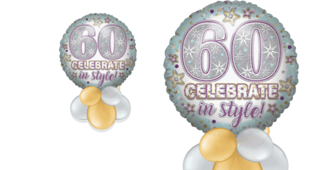 60th Birthday Jumbo Balloon