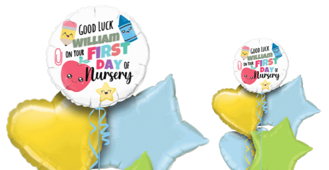 Good Luck First Day Nursery Balloon