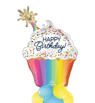 Giant Sparkle Cupcake  Balloon