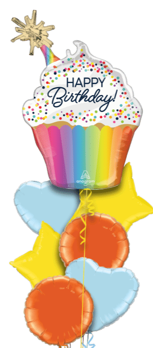 Giant Sparkle Cupcake  Balloon