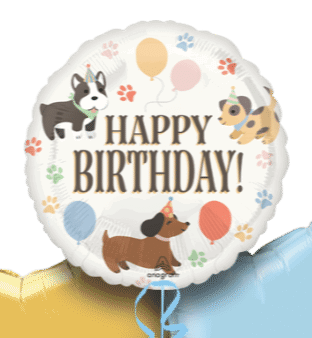 Birthday Dogs Balloon