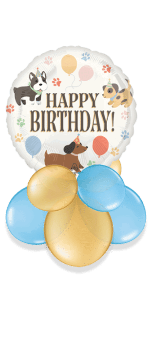 Birthday Dogs Balloon