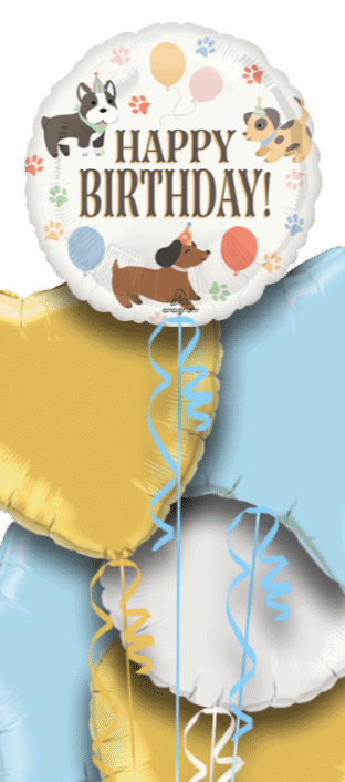 Birthday Dogs Balloon