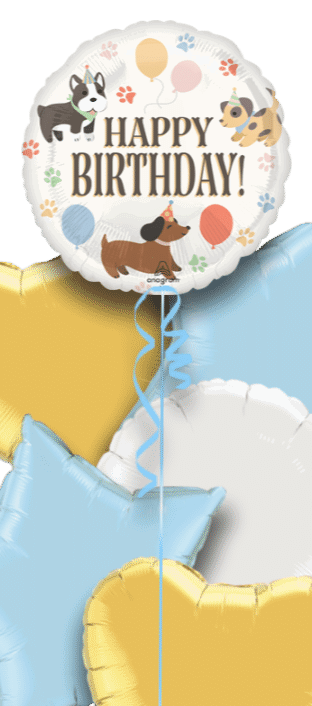 Birthday Dogs Balloon