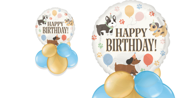Birthday Dogs Balloon