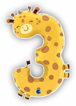 Number 3 Giraffe