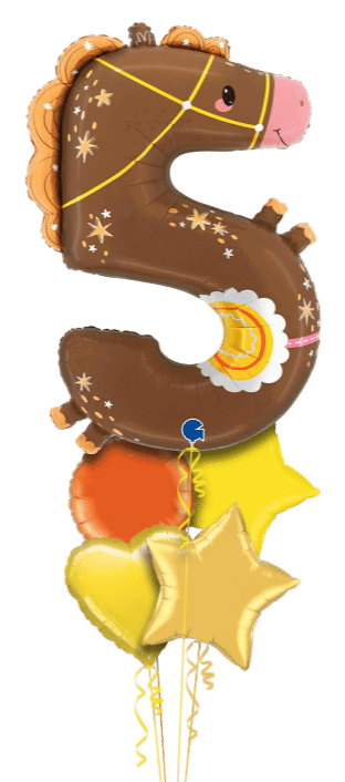 Number 5 Horse Balloon