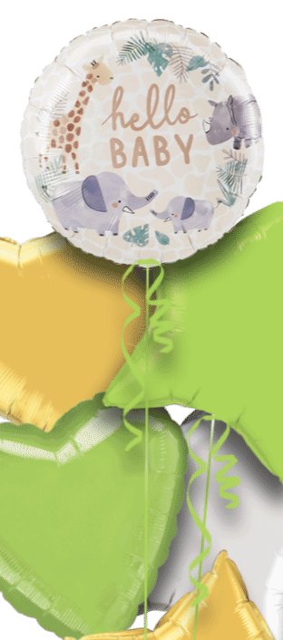 Hello Baby Animals Balloon