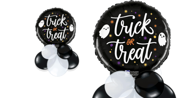 Ghostly Trick Or Treat Balloon