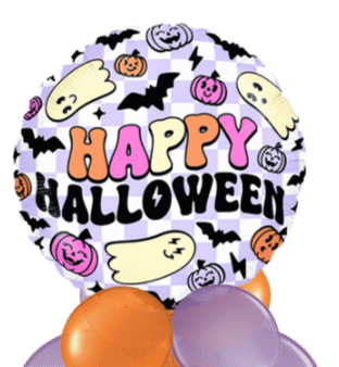 Halloween Happy Ghosts Balloon