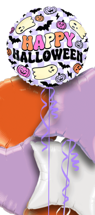 Halloween Happy Ghosts Balloon