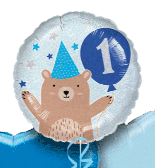 Baby Bear Blue 1 Balloon