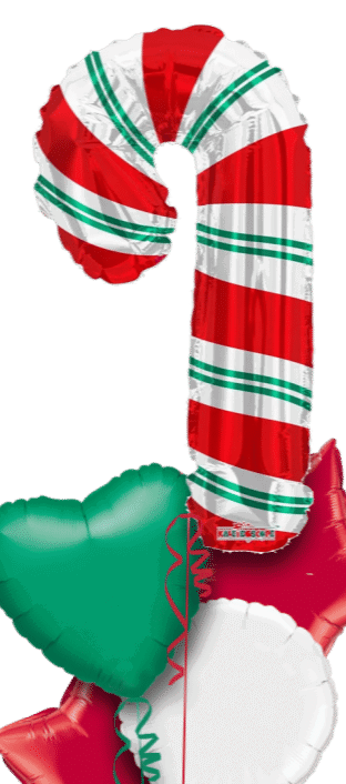 Christmas Candy Cane Balloon