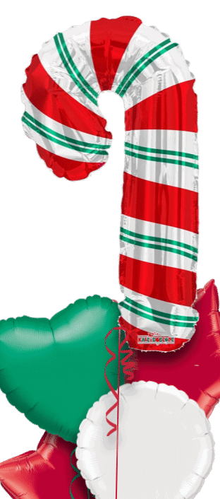 Christmas Candy Cane Balloon