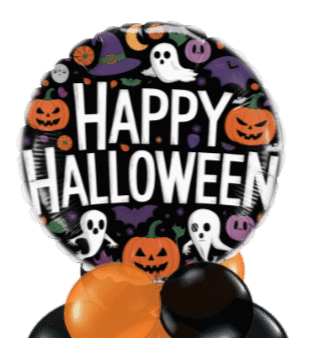 Halloween Ghosts and Pumpkins Balloon