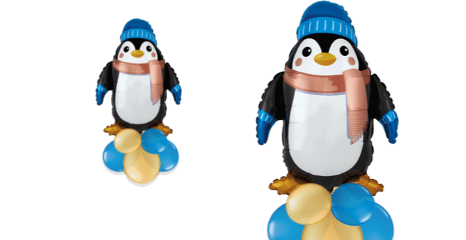 Winter Penguin Balloon