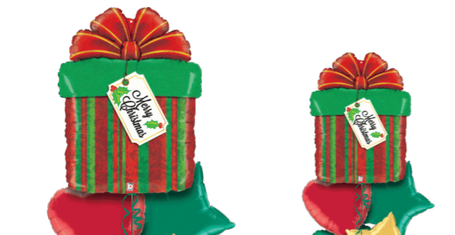 Merry Christmas Present Balloon