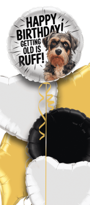Getting Old is Ruff Birthday Balloon