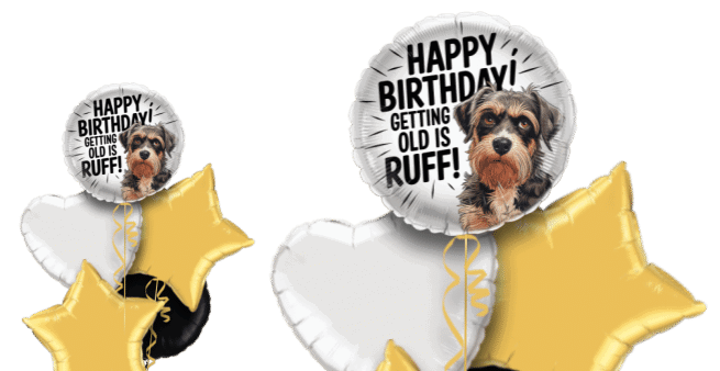 Getting Old is Ruff Birthday Balloon