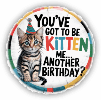 You've Got To Be Kitten Me Birthday