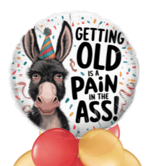 Getting Old is a Pain in the Ass! Balloon