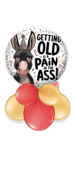 Getting Old is a Pain in the Ass! Balloon