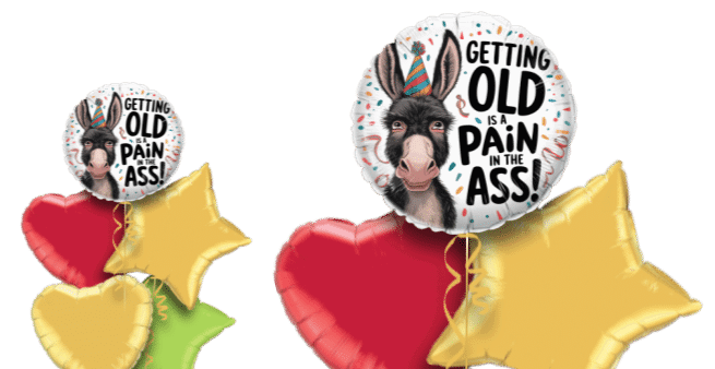 Getting Old is a Pain in the Ass! Balloon