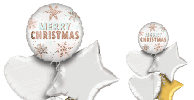 Merry Christmas Snow Flakes Balloon