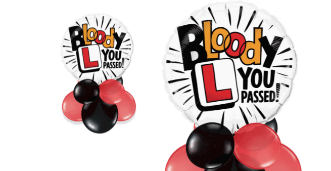 Bloody L You Passed! Balloon