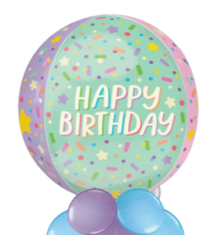 Birthday Sprinkles Orbz Balloon