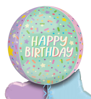 Birthday Sprinkles Orbz Balloon