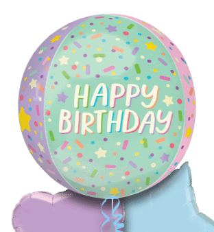 Birthday Sprinkles Orbz Balloon